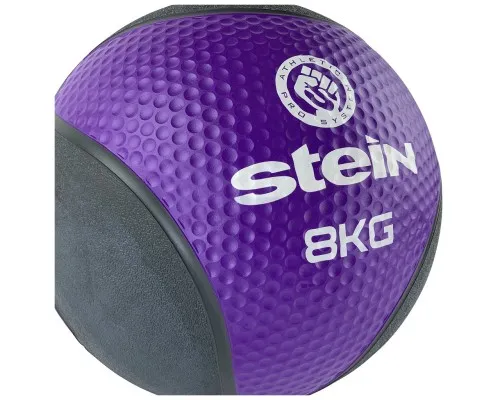 Медбол Stein Чорно-фіолетовий 8 кг (LMB-8017-8)
