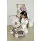 Коляска для ляльок Smoby Baby Nurse Прогулянка з кошиком Рожева пудра (254018)