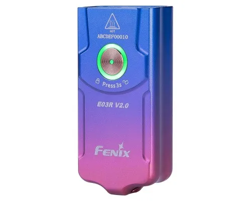 Фонарь Fenix E03R V2.0 Lilac (E03RV20PUR)