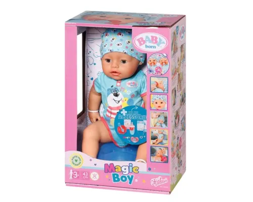 Пупс Zapf Baby Born For babies Очаровательный мальчик 43 см с аксессуарами (834992)
