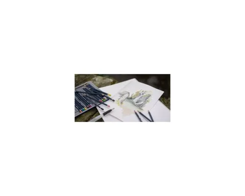 Олівці кольорові Derwent Watercolour акварельні, 12 кол. в метал. коробці (5010255784513)