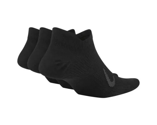 Шкарпетки Nike W NK EVERYDAY PLUS LTWT NS 3PR CV2964-010 34-38 3 пари Чорні (194275973555)