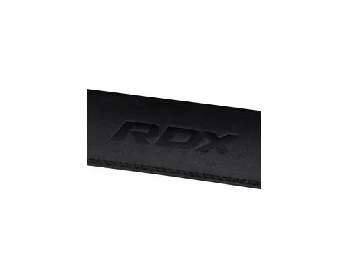 Атлетичний пояс RDX 4 шкіряний Full Black XL (WBS-4FB-XL)