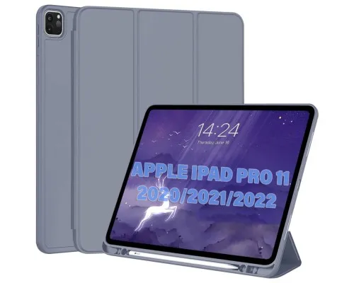 Чехол для планшета BeCover Tri Fold Hard TPU Apple iPad Pro 11 2020/2021/2022 Purple (711114)