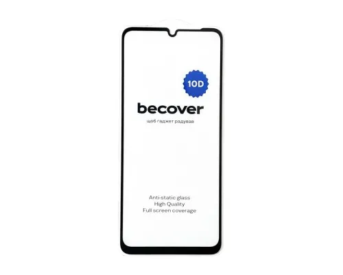 Скло захисне BeCover Poco C65 10D Black (711527)