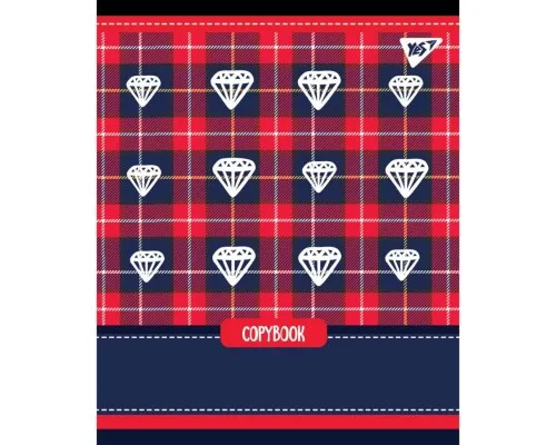 Зошит Yes А5 Tartan Fun 12 аркушів лінія (765176)