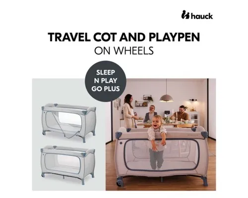 Детский манеж Hauck Sleep N Play Go Plus Dusty Blue (60089-4)