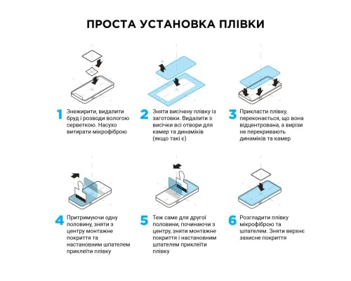 Пленка защитная Armorstandart Kit Ultra Clear 10 pcs (ARM67432)