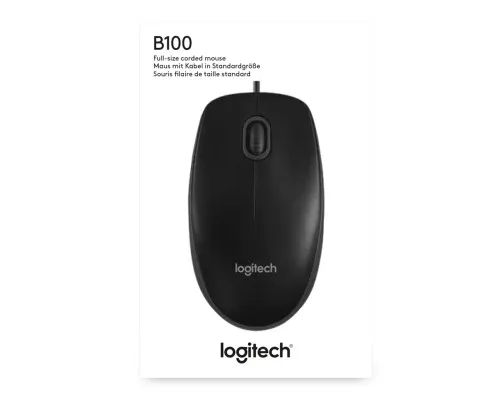 Мишка Logitech B100 (910-003357)