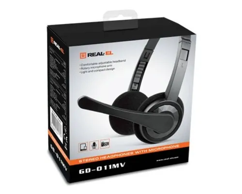 Навушники REAL-EL GD-011MV Black