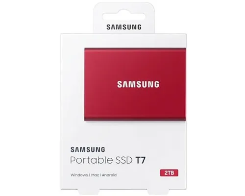 Накопитель SSD USB 3.2 2TB T7 Samsung (MU-PC2T0R/WW)