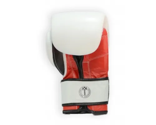Боксерські рукавички Thor Ring Star 14oz White/Red/Black (536/01(Le)WHITE/RED/BLK 14 oz.)