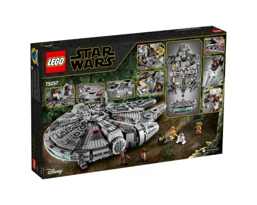 Конструктор LEGO Star Wars Сокіл Тисячоліття 1351 деталь (75257)