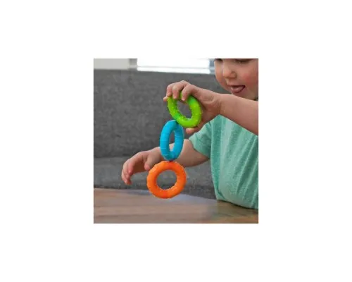 Развивающая игрушка Fat Brain Toys тактильная Магнитные кольца SillyRings 3 шт (F269ML)