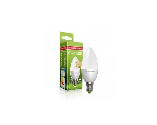 Лампочка EUROELECTRIC LED CL 6W E14 4000K 220V (LED-CL-06144(EE))