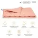 Ковдра MirSon Бавовняна всесезонна №1734 Eco Light Coral 172x205 см (2200003709995)