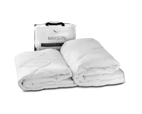 Ковдра MirSon антиалергенна EcoSilk Royal Pearl 012 демі 220x240 см (2200000018243)