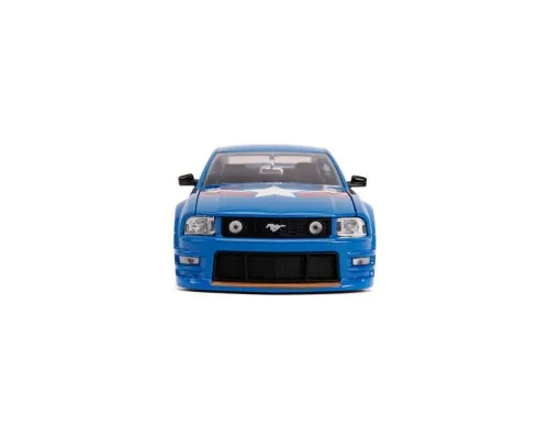 Машина Jada металева Марвел Месники Ford Mustang GT (2006) + фігурка Капітана Америки 1:24 (253225007)