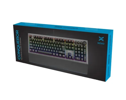 Клавиатура Noxo Conqueror Mechanical Blue Switches RU (4770070882023)