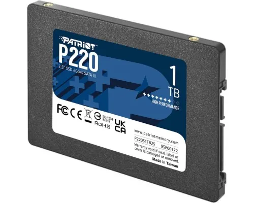 Накопитель SSD 2.5" 1TB P220 Patriot (P220S1TB25)