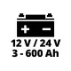 Пуско зарядний пристрій Einhell CE-BC 30 M, 12/24 В, 3-600 А/г, макс. 30А (1002275)