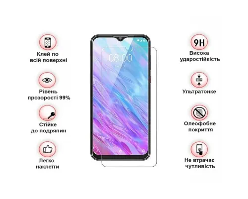 Скло захисне BeCover ZTE Blade L220 3D Crystal Clear Glass (709759)