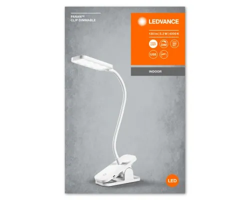 Настольная лампа LEDVANCE LED PANAN CLIP 5W 4000K (4058075747883)