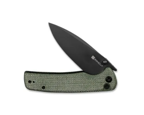 Ніж Sencut Sachse Blackwash Olive Micarta (S21007-2)