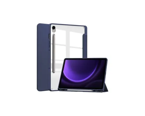 Чехол для планшета BeCover Soft Edge stylus holder Samsung Tab S9 (SM-X710/SM-X716)/S9 FE (SM-X510/SM-X516B) 11.0 Deep Blu (710439)