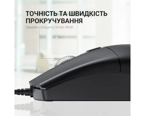 Мишка OfficePro M115 USB Black (M115)