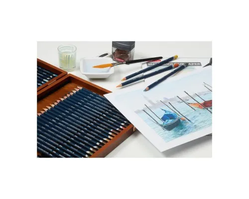 Олівці кольорові Derwent Watercolour акварельні, 24 кол. в метал. коробці (5010255784520)