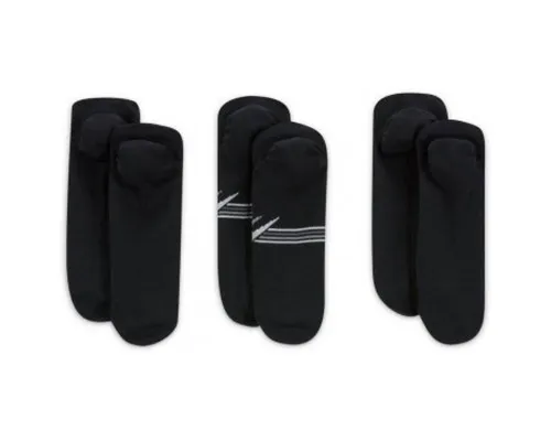 Шкарпетки Nike W NK EVERYDAY PLUS LTWT NS 3PR DH5474-903 34-38 3 пари Чорні (195244784288)