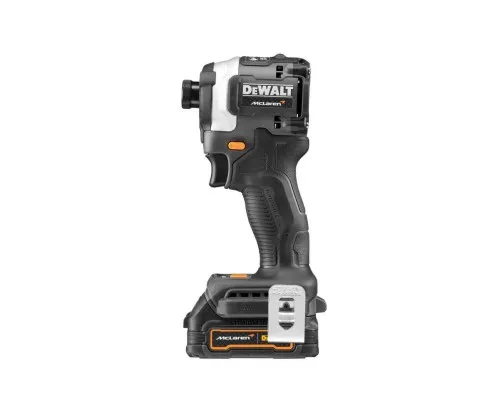 Шуруповерт DeWALT McLaren F1, XR Li-Ion PowerStack 18 В, 2x1.7Ah GFN блок, 206 Нм, TSTAK (DCF85ME2GT)