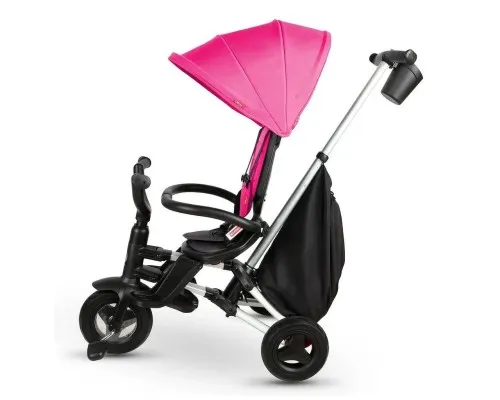 Детский велосипед QPlay Nova+ Rubber Floral Pink складаний триколісний (S700-13Nova+FloralPink)