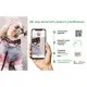 Шлей для собак WAUDOG Nylon с QR-паспортом анатомическая H-образная "Зубастые монстры" пластиковый фастекс S (320-4048)