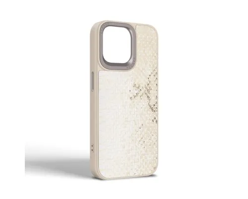 Чохол до мобільного телефона Harder Snake Pattern Apple iPhone 14 Pro Max White Cream (ARM76813)