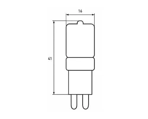 Лампочка Eurolamp G9 (LED-G9-0340(220))