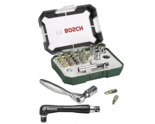 Набір біт Bosch Promobasket Set 19 шт + держатель + трещетка (2.607.017.392)