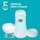 Пляшечка для годування Chicco пластикова Perfect 5 із силіконовою соскою 4+ міс. 300 мл Бе (20235.30.40)