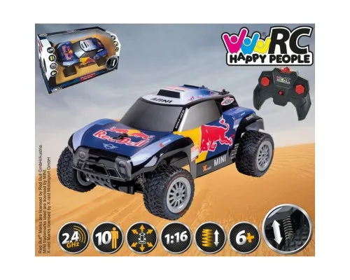 Радіокерована іграшка Happy People Red Bull X-raid Mini JCW Buggy 116 2.4 ГГц (H30045)
