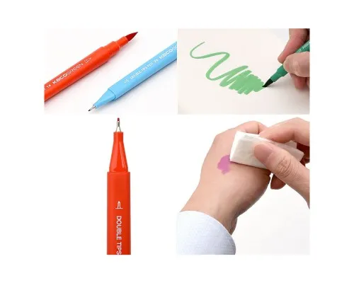 Художній маркер KACO набір ARTIST Double Tips Pen 36 Colors (K1037)