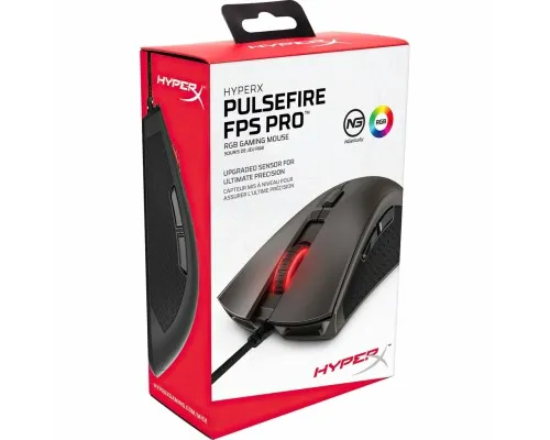 Мишка HyperX Pulsefire FPS Pro RGB USB Black (4P4F7AA)