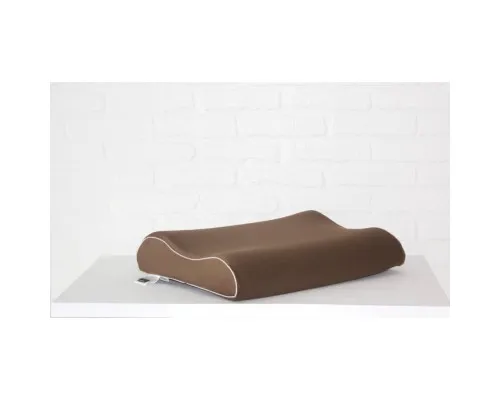 Подушка MirSon ортопедична 6036 Delicate satin Cacao Aero 58х40х10.5 (2200003261592)