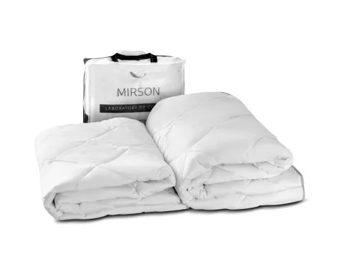 Ковдра MirSon антиалергенна EcoSilk №1302 Bianco Зимова 220x240 см (2200001529779)