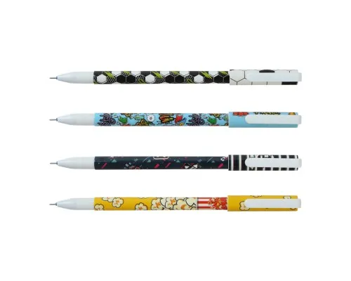Ручка гелева ZiBi пиши-стирай для хлопчиків Синій 0.5 мм Різнобарвний корпус (ZB.2211-99)