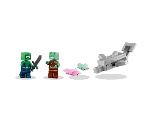 Конструктор LEGO Minecraft Дом-Аксолотль 242 детали (21247)