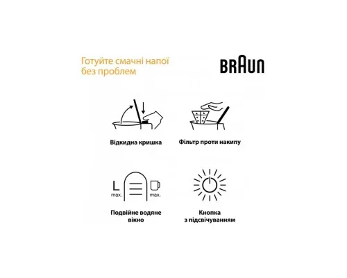 Електрочайник Braun WK 1500 BK