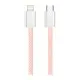Дата кабель USB-C to Lightning 1.0m 27W pink ColorWay (CW-CBPDCL061-P)