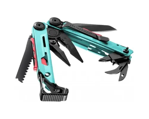 Мультитул Leatherman SIGNAL AQUA, синтетический чехол, картонна коробка (832733)