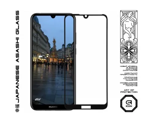 Стекло защитное Armorstandart Icon Huawei Y6s 2019 Black (ARM56135-GIC-BK)